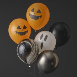 Bouquet 6 palloncini - Halloween. n°1
