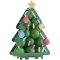 Struttura per palloncini ad albero di Natale images:#0