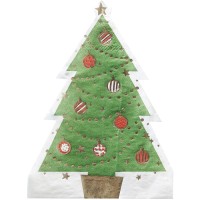 12 asciugamani l'albero di Natale