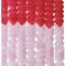 Tenda di carta di seta Cuori rossi e rosa images:#0