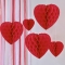 5 Decorazioni da appendere - Nido d'api Red Heart images:#1