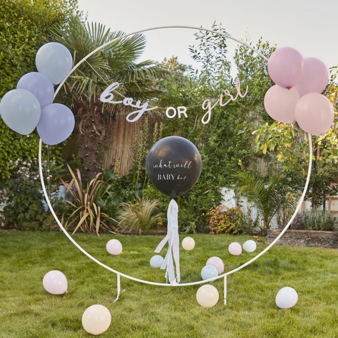 Kit di decorazione Gender Reveal 