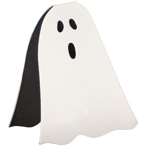 6 Segnaposti fantasma di Halloween - Carta
