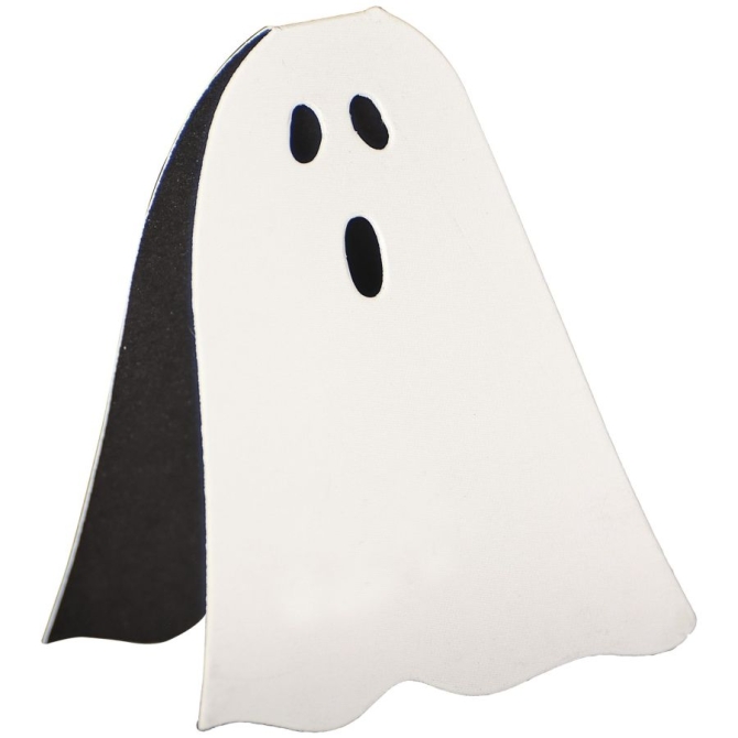 6 Segnaposti fantasma di Halloween - Carta 