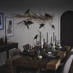 Ghirlanda luminosa Black Raven - Legno. n3