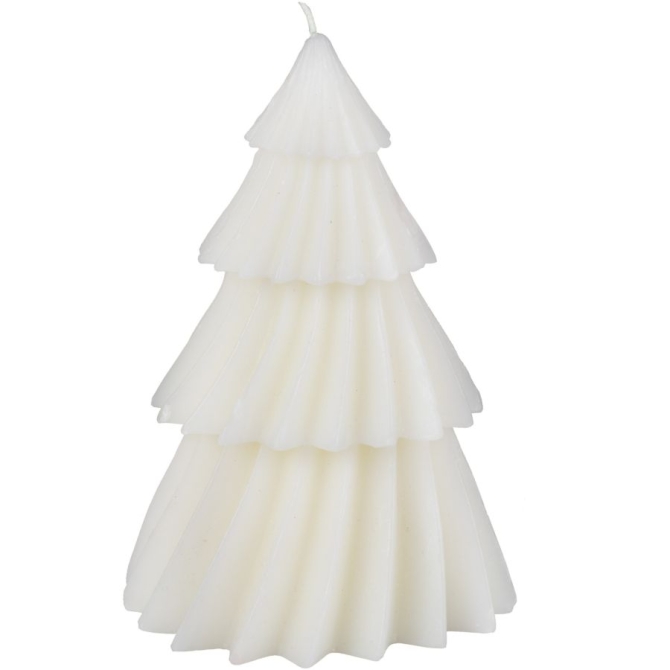 Candela albero di Natale - Bianco 