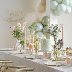 12 Cupcakes Toppers Hello Baby Floreale. n°3