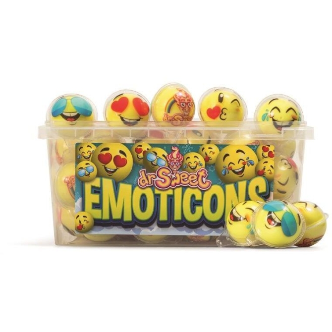 1 caramella a forma di palla emoticon