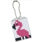 Pixel Kit Creativo Portachiave - Fenicottero Rosa images:#0