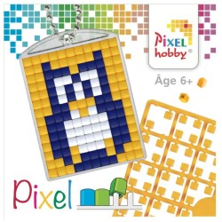 Pixel Kit Creativo Portachiave - Gufo. n1