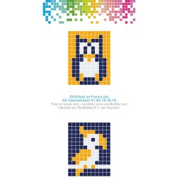 Pixel Kit Creativo Portachiave - Gufo. n2