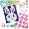 Pixel Kit Creativo Portachiave - Coniglio images:#1