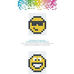 Pixel Kit Creativo Portachiave - Emoticon. n2