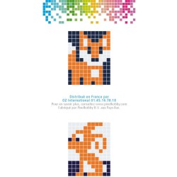 Pixel Kit Creativo Portachiave - Volpe. n2