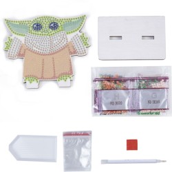 Kit Crystal Art Diamond Figure - Grogu - Star Wars. n°2