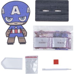 Kit di figurine Crystal Art Diamond - Capitan America. n2