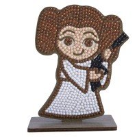 Kit statuetta Crystal Art Diamond - Principessa Leila - Star Wars