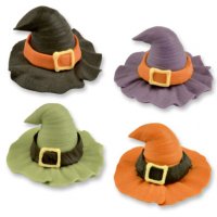 4 cappelli da strega di Halloween