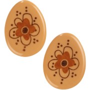 2 uova di Pasqua (3,5 cm) - Cioccolato Caramello