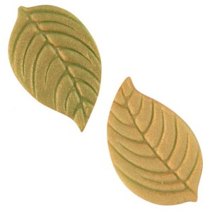 2 Foglie Grandi (5 cm) - Pasta di Mandorle