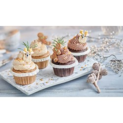 3 Piccole renne natalizie (4 cm) - Marzapane. n�1