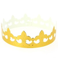 1 Corona di Re  16 cm - Oro