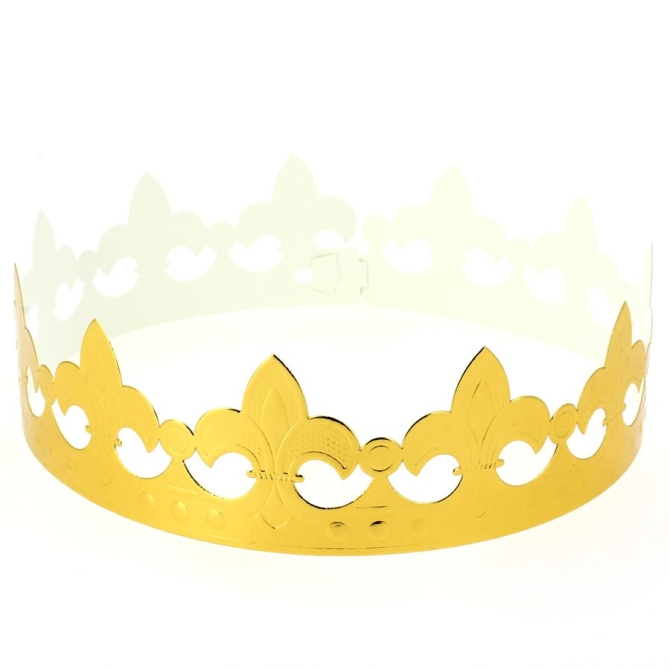 1 Corona di Re  16 cm - Oro 