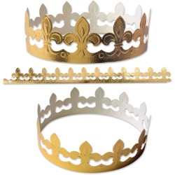 1 Corona di Re  16 cm - Oro. n3
