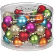 Festone Perle e Palline Multicolore (175 cm) - Plastica