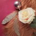 6 Addobbi Natalizi Piume Rosa Glitterate (12,5 cm) - Plastica. n°2