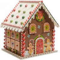 Calendario dell'Avvento Casetta di Pan di zenzero (27 cm) - Legno