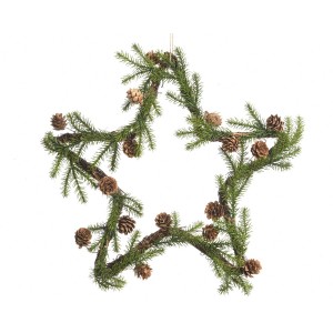 Stella Abete e Pigne (36 cm) - Artificiale