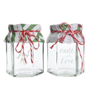 4 Barattoli Natalizi Fai da Te + Confezione Regalo