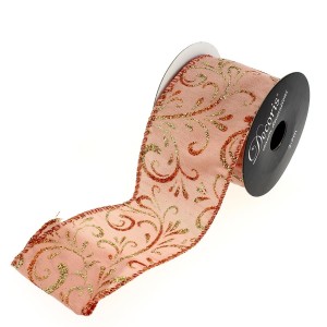 Nastro Grande Rosa Magia Floreale n. 3 (2,70 m - 6,3 cm)