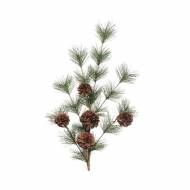 Ramo di Albero di Natale/Pigne (50 cm) - Plastica