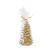 Candela di Natale - Albero Oro (12 cm)