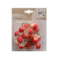 20 Funghetti Decorativi (2,5 cm)