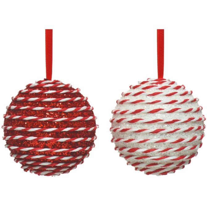 2 palline sospese - muschio 