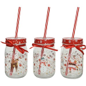 Tazza di vetro di Natale