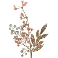 Ramo Glitter Oro 60 cm - Perline