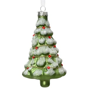 1 albero di Natale da appendere (12 cm)