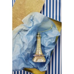 Torre Eiffel - Glitter di vetro. n1