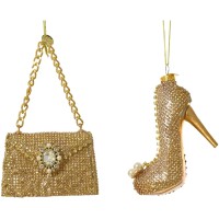 Lampada a sospensione con diamanti - Scarpa d'oro