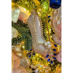 Lampada a sospensione con diamanti - Oro. n1