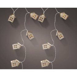 Luci a LED - Casa in legno. n1