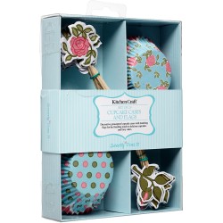 Kit 24 Pirottini e Decorazioni per cupcake Garden Romance. n1