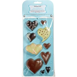 Set di 2 stampi 16 cioccolatini Cuore / Leccornie. n2