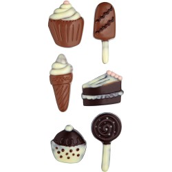 Set di 2 stampi 16 cioccolatini Cuore / Leccornie. n3