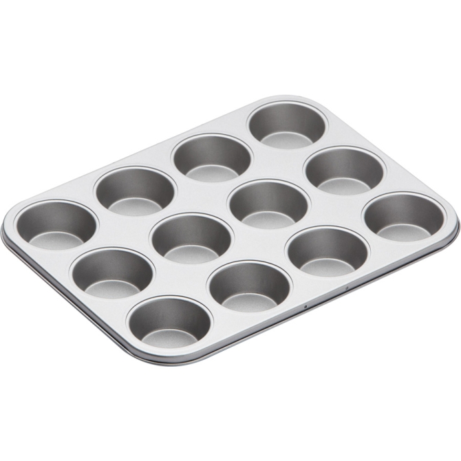 Piastra 12 stampi per cupcake (7 cm)  Metallo 