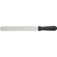 Coltello piatto seghettato 26 cm - Acciaio inox